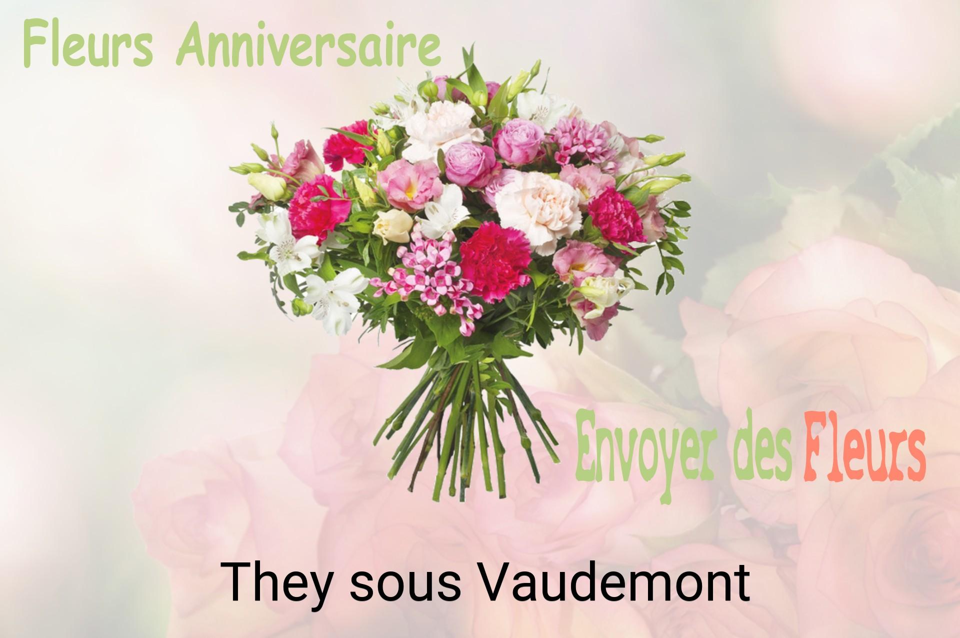 Bouquet de fleurs d’anniversaire livré à They-sous-Vaudemont