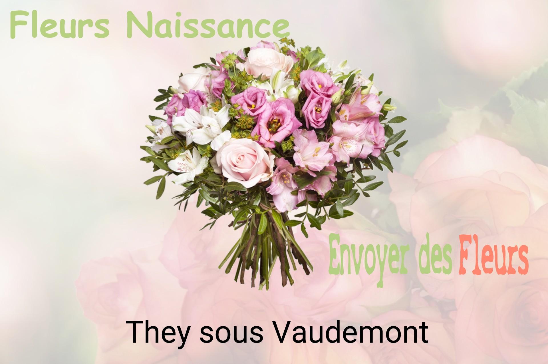 Bouquet de fleurs de naissance livré à They-sous-Vaudemont